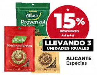 Supermayorista Vital ALICANTE Especias oferta