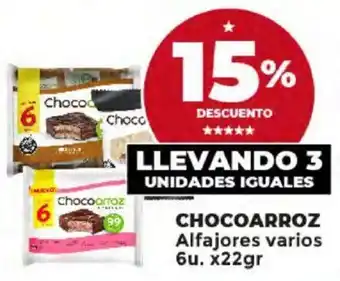 Supermayorista Vital CHOCOARROZ Alfajores varios 6u. x 22gr oferta