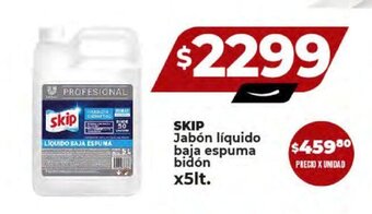 Supermayorista Vital SKIP Jabón líquido baja espuma bidón x 5lt. oferta