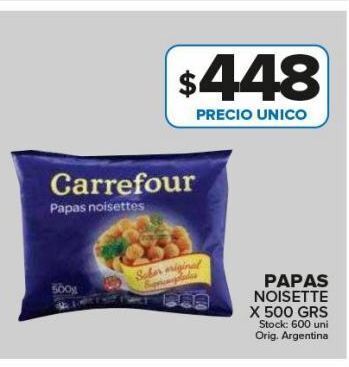 Carrefour Maxi Papas noisette carrefour x 500g oferta