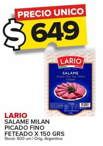 Carrefour Maxi Salame lario 150g oferta