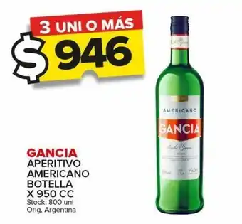 Carrefour Maxi Aperitivo gancia americano x 950cc oferta