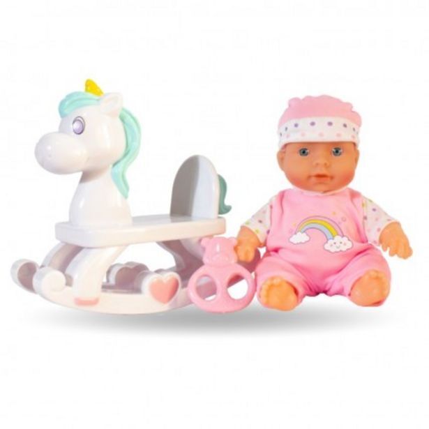Jugueteria Pluto's Bebe con caballo mecedor - poppi... oferta