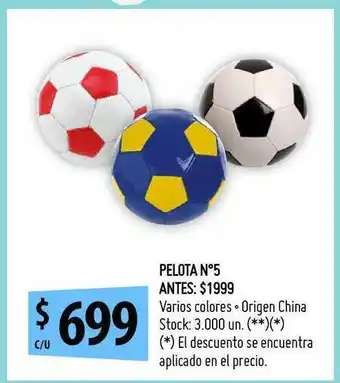 Punto Mayorista Pelota N°5 oferta