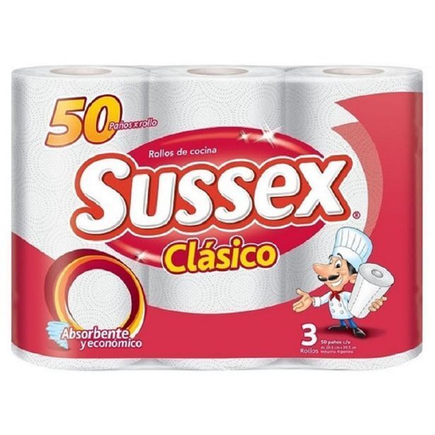 El Nene Rollo cocina sussex clasico 3x50paños oferta