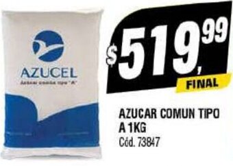 Supermercados Yaguar AZUCAR COMUN TIPO A 1KG Cód. 73847 oferta