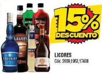 Supermercados Yaguar LICORES oferta