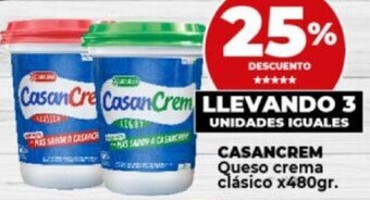 Supermayorista Vital CASANCREM Queso crema clásico x480gr. oferta