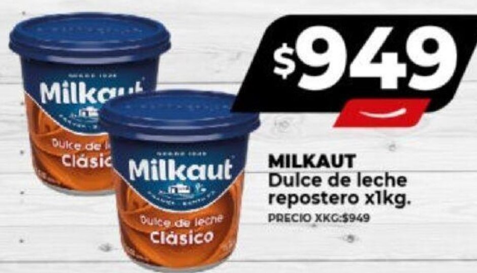 Supermayorista Vital MILKAUT Dulce de leche repostero x1kg. oferta