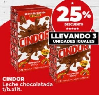 Supermayorista Vital CINDOR Leche chocolatada t/b.xllt. oferta