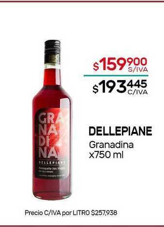 Nini Mayorista Dellepiane Granadina x 750ml oferta