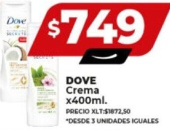 Supermayorista Vital DOVE Crema x400ml. oferta