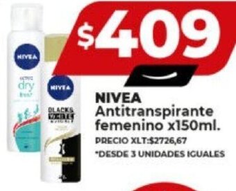 Supermayorista Vital NIVEA Antitranspirante femenino x150ml. oferta