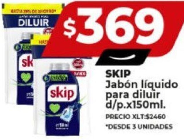 Supermayorista Vital SKIP Jabón líquido para diluir d/p.x150ml. oferta