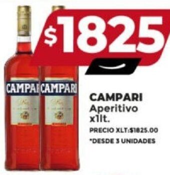 Supermayorista Vital CAMPARI Aperitivo x1lt. oferta