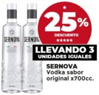 Supermayorista Vital SERNOVA Vodka sabor original x700cc. oferta