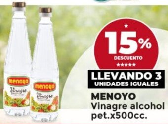 Supermayorista Vital MENOYO Vinagre alcohol pet.x500cc. oferta