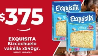 Supermayorista Vital EXQUISITA Bizcochuelo vainilla x540gr. oferta