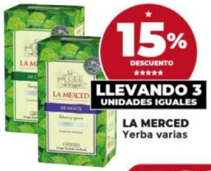 Supermayorista Vital LA MERCED Yerba varias oferta