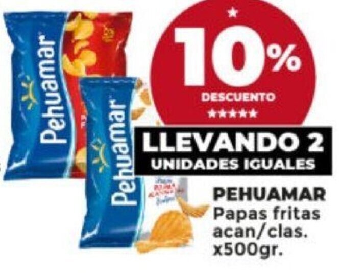 Supermayorista Vital PEHUAMAR Papas fritas acan/clas. x500gr. oferta