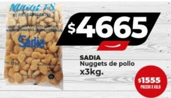 Supermayorista Vital SADIA Nuggets de pollo x3kg. oferta