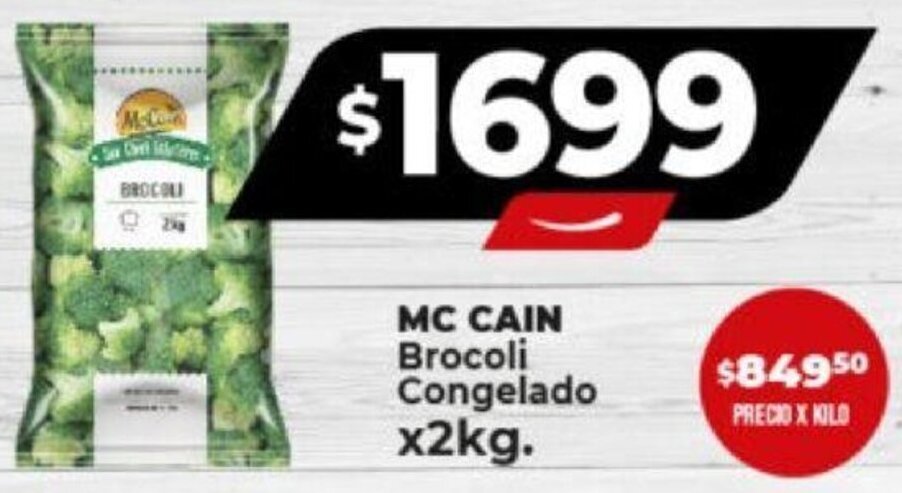 Supermayorista Vital MC CAIN Brocoli Congelado x2kg. oferta