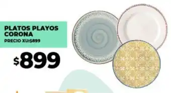 Supermayorista Vital PLATOS PLAYOS CORONA oferta