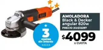 Supermayorista Vital AMOLADORA Black & Decker angular 820w oferta