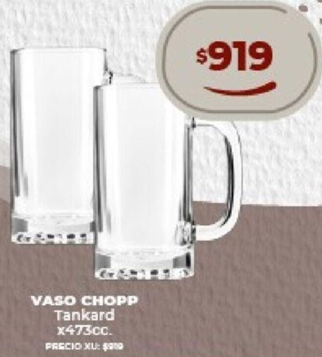 Supermayorista Vital VASO CHOPP Tankard x475cc oferta