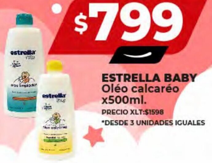 Supermayorista Vital ESTRELLA BABY Oléo calcaréo x500ml. oferta