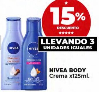Supermayorista Vital NIVEA BODY Crema x125ml. oferta