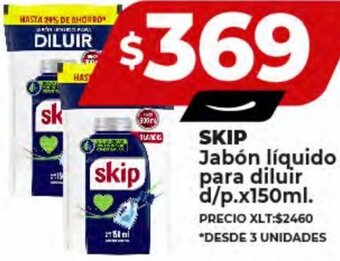 Supermayorista Vital SKIP Jabón líquido para diluir d/p.x150ml. oferta