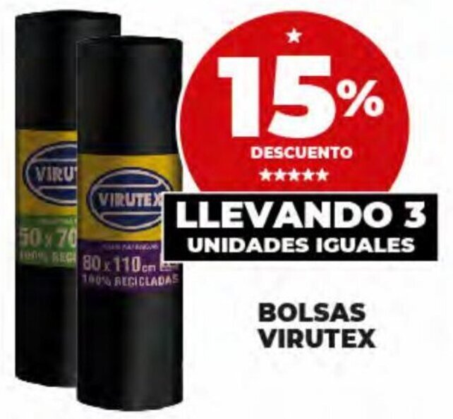 Supermayorista Vital BOLSAS VIRUTEX oferta