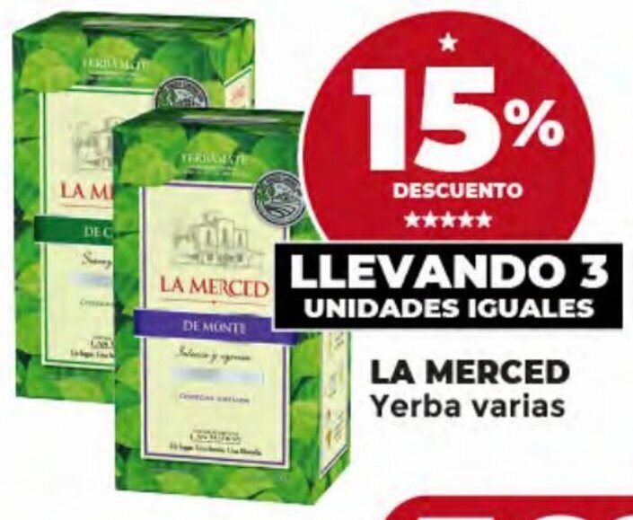 Supermayorista Vital LA MERCED Yerba varias oferta