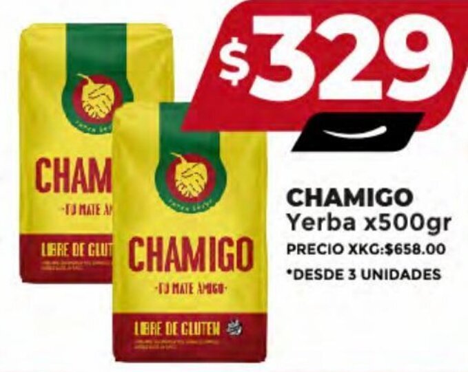 Supermayorista Vital CHAMIGO Yerba x500gr oferta