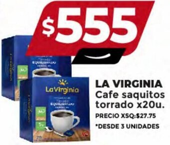 Supermayorista Vital LA VIRGINIA Cafe saquitos torrado x20u. oferta