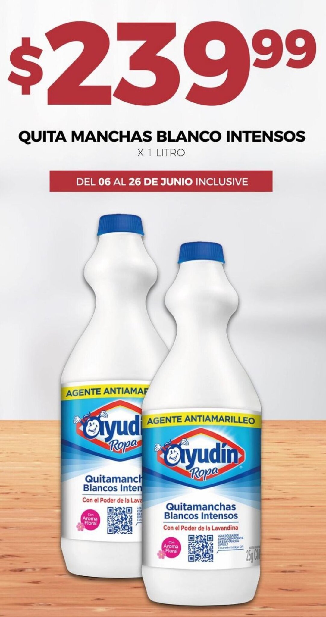 Supermercados Tadicor QUITA MANCHAS BLANCO INTENSOS X 1 LITRO oferta
