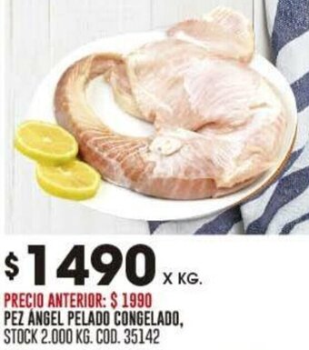 Coto PEZ ANGEL PELADO CONGELADO oferta