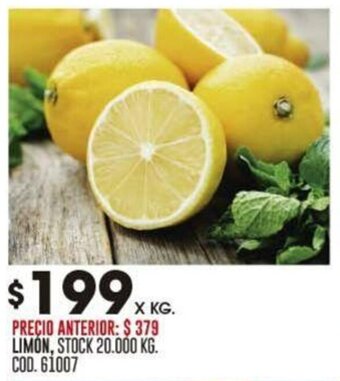 Coto LIMON oferta