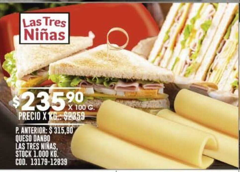 Coto QUESO DANBO LAS TRES NIÑAS oferta