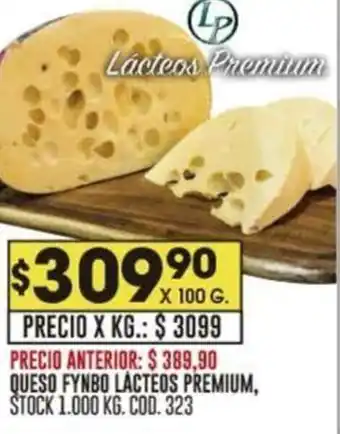 Coto QUESO FYNBO LACTEOS PREMIUM oferta
