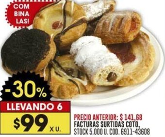 Coto FACTURAS SURTIDAS COTO oferta