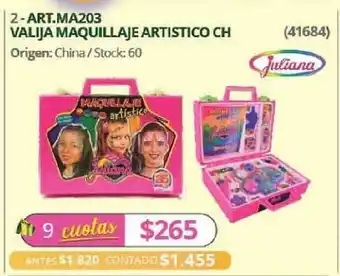 Hendel Juliana Art.ma203 Valija Maquillaje Artistico Ch oferta