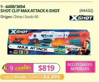 4408 3694 Shot Clip Max Attack X-shot