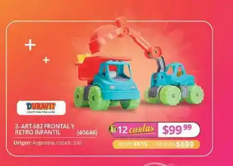 Art3682 Frontaly Retro Infantil