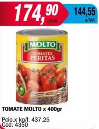 Maxiconsumo TOMATE MOLTO x 400gr oferta