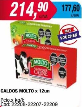 Maxiconsumo CALDOS MOLTO x 12un oferta