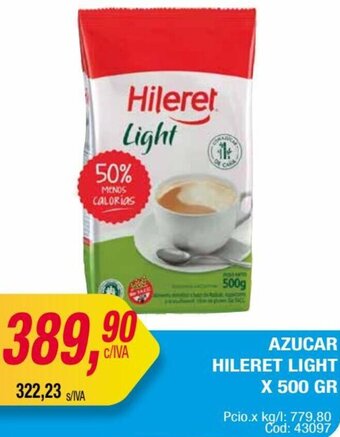Maxiconsumo AZUCAR HILERET LIGHT X 500 GR oferta