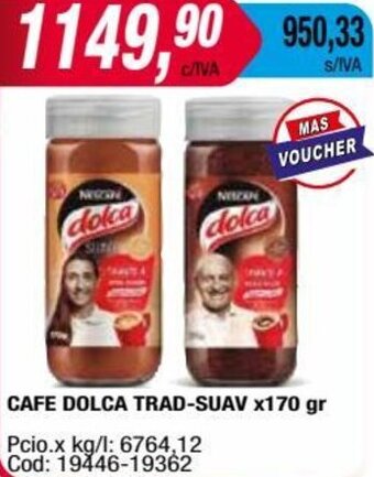 Maxiconsumo CAFE DOLCA TRAD-SUAV x170 gr oferta