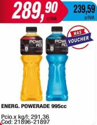 Maxiconsumo ENERG. POWERADE 995cc oferta